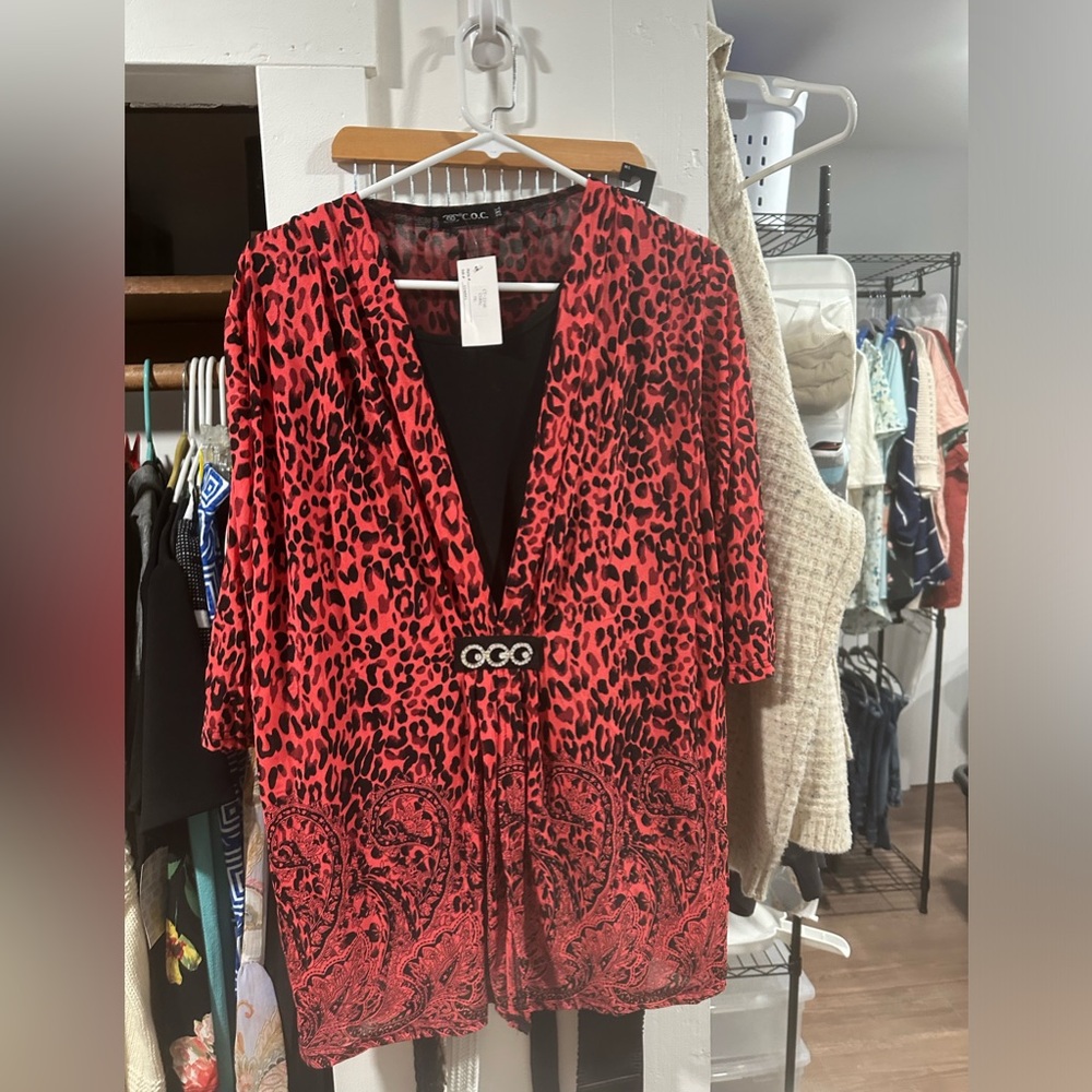 COC brand NWT Sz 3XL blouse